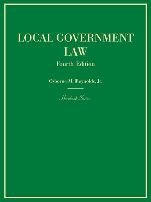 cover image of Local Government Law